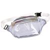 Toyvian Marsupio in PVC Bianco Regolabile Zip per Camminate