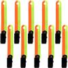 Ciieeo 12 Pezzi Clip Riflettente per Segnali Sentiero in PVC | Aggancio Rapido, Resistente, Adatto a Ciclismo e Archi, Uso Esterno su Cartelli Stradali