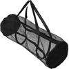 HOOTNEE Borsa Porta Pallone Basket Grande Capacità in Pvc e Rete Nera