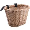 EXQUIMEUBLE Cestino da Bicicletta in Vimini a Forma Ellittica per Piccoli Oggetti Colore Casuale | Grande Capienza, Uso per Casa e Ciclismo All'aperto, Accessorio Decorativo Colore Casuale