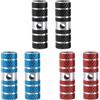 Generic 2 Paia Pedana Cilindrica per Bicicletta e Mountain Bike, Alluminio | Installazione Semplice, Struttura Robusta ad Alta Durezza, Sgancio Rapido, Lato 9, 5mm e Lato 10mm