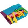 Jiawu Paracadute Arcobaleno per Bambini per Giochi all'aperto, Paracadute da Gioco Multicolore per Esercizi per Bambini, Giocattolo per attività di Sviluppo di Cooperazione di Squadra per la Scuola