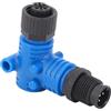 Oytrui Terminator NMEA 2000, Connettore a Gomito a 90 Gradi Resistente all'Acqua IP67, con ABS Ad Alta Resistenza e Lega di Rame, per Conversazioni Marine e Reti di Controllo