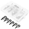 Jiawu 40 Pezzi Kit di Riparazione Punta Canna da Pesca, Kit di Sostituzione Punta Canna Guida in Ceramica in Acciaio Inossidabile per Canne da Spinning, Canne da Mare Spigola Trota Luccio, con