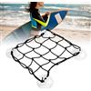 Karlak Rete Porta Tavole da Surf in Nylon di Alta qualità con Ventose per Giubbotto di Salvataggio Ed Elementi Essenziali 32x26 Cm