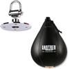 OLYSPM Sacco da Boxe,Sacco Boxe,Sacco da Box con Girello,Pera Veloce Boxe in Pelle Appese con Vescica in Lattice per MMA,Muay Thai,Boxe,Kickboxing,Fitness