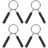 EMUKOEP Manubrio Blocco a Molla Efficace Sollevamento Pesi Bilanciere Collare di Blocco Morsetto 4 Pezzi 30mm/1.2in per Allenamento della Forza