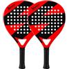 SHOP-STORY Racchette da paddle per adulti, 45 cm, 350 g, spessore 38 mm, equilibrio neutro, schiuma EVA e 3 strati in fibra di vetro