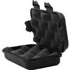 VGEBY1 Scatola Impermeabile Esterna, Scatola di immagazzinaggio Asciutto Portatile Antiurto per Pesca Che Fa un'escursione Le attività all'aperto di Campeggio(S-Nero)