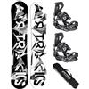 Airtracks Snowboard Set Tavola BWF Extra Wide Uomo 159 - Attacchi Master M - SB Bag