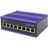 Digitus Switch Digitus PoE 8-Porte Gigabit industriale Nero e Blu [DIG]