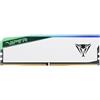 Patriot Ram DIMM DDR5 32GB Patriot Memory Viper Elite 6000MHz CAS40 1.45V 1pz Bianco [PVER532G60C42W]