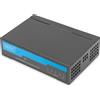 Digitus Switch Digitus non gestito 5 porte Gigabit Ethernet 10/100/1000 Nero [DN-80202-1]