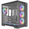 Case Sama V52 ARGB Midi Tower ATX/Micro-ATX/Mini-ITX Bianco [V52-BKADA7X1-GL]