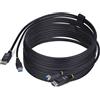 Startech.com Cavo KVM Startech.com DisplayPort 1.2 USB 3.0 Tipo-A a Tipo-B 3m Nero [DU12210-KVM-CABLE]
