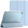 TXWLLIU Custodia per iPad Air 11 Pollici M3/M2 e iPad Air 5a/4a Generazione 10,9 Pollici, Custodia Protettiva Ultra Sottile e Leggera, Sospensione/Riattivazione Automatica, Azzurro Chiaro