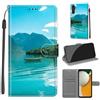 KENHONER Custodia per Samsung Galaxy A15 4G/5G, Barca | Portafoglio Pelle PU, Magnetica, Resistente Agli Urti, Scomparto Carte Credito, Pieghevole, Flip Libro, Motivo