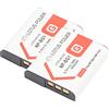 LOTUS POWER Batteria Ricambio NPBG1 NP-BG1, Batteria ricaricabile agli Ioni di Litio 1400mAh NPFG1 NP-FG1 per Sony Cyber-shot DSC-W35 / DSC-N1 / DSC-T100 / DSC-HX30V / DSC-HX9V / DSC-WX10 (2 Batterie)