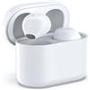 Loluka Auricolari invisibili bianchi - Mini auricolari wireless Bluetooth color pelle IPX5 impermeabili nascosti discreti cuffie per lavoro e sonno