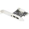 Digitus DS-30201-5 Scheda Pci, Nero, Scheda IO - Firewire 1394a, PCIe