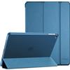 ProCase Cover per iPad 6/ iPad 5/ iPad 9.7", iPad Air 2 / iPad Air 1 | (A1893 A1954 A1822 A1823 A1566 A1567 A1474), Flessibile Morbida TPU Cover Traslucida Smerigliata Sottile -Blu anatra