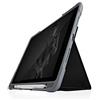 STM Goods Dux Plus Duo - Custodia per Apple iPad 10.2 (2020), iPad 10.2 (2019), Colore: Nero Trasparente