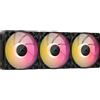 CORSAIR iCUE LINK RX120 MAX RGB 120mm PWM Ventaglio Spessos con iCUE LINK System Hub - Alta Pressione Statica - Cuscinetto Magnetico a Cupola - Confezione Tripla - Nero