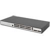 Digitus DN-80221-3 - Switch - Managed - 24 X 10/100/1000 + 2 X 10/100/1000/sfp (uplink) + 2 X Sfp (minI-Gbic) (uplink) - Desktop, An Rack Montierbar