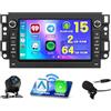 Ohradio Autoradio Android 15 7 per Chevrolet Aveo Wireless CarPlay | 2+64GB. Compatibile con Matiz, Epica, Tosca, Captiva, Lova, Kalos. Android Auto, FM/RDS, BT, Retrocamera, MIC