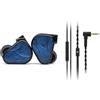 TRUTHEAR x Crinacle Zero: BLUE2 Dual Dynamic Drivers in-ear cuffie con cavo staccabile (3,5 mm+cavo microfono)