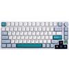GK GAMAKAY TK75 V2 - Tastiera da gioco meccanica silenziosa al 75% con schermo TFT, Hot Swap RGB Bluetooth 5.0/2.4GHz Wireless/USB-C Wired PBT, tasti con profilo Cherry, (GamaKay Phoenix Switch)