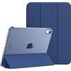 MoKo Custodia per iPad (A16) 11a Gen 2025 /iPad 10a Gen 2022, Blu Marino | Cover Custodia per iPad 11/10.9 Pollici,Protettiva per Supporto Ultrasottile con Copertura Posteriore Traslucida in PC Rigido
