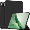 MGUEIAO Cover Compatibile con Honor MagicPad 2, Custodia in Pelle PU Ultrasottile con Supporto Trifold, Retro in TPU Morbido, Antiurto - Black