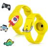AXFEE Braccialetto per Apple Air-Tag Impermeabile, Bracciale Airtag Bambini | Protettiva GPS Anti-Perso, Localizzatore di Monitoraggio Regolabile, per Bambini, Adolescenti, Anziani- Giallo