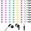 ZHENWAY Auricolari Bulk Classroom Cuffie cablate in ear usa e getta per studenti per aule scolastiche biblioteche (confezione da 160)