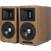 Airpulse EDIFIER A80 - Sistema di altoparlanti da scaffale 2.0 (100 W) con Bluetooth V5.0 (aptX), tweeter a nastro per altezze precise e chiare, molteplici possibilità di collegamento, telecomando