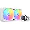 NZXT Kraken 280 RGB - Dissipatore CPU AIO 280mm, LCD - Bianco | AIO RGB 280mm con LCD personalizzabile da 1.54 pollici e ventole RGB. Mostra temp o arte e sincronizza le luci via CAM.