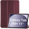ProCase Cover per Samsung Galaxy Tab A9 Plus 11 Pollici 2023 | Custodia Galaxy Tab A9+ [SM-X210/X215/X216/X218], Smart Cover per Samsung Ultra Sottile Leggero -Vino