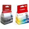 Canon PG-37 / CL-38 - 2x Cartouches d'encre - Noir+Tri-Colour- usage occasionnel - à utiliser avec MP140 iP2600 MP190 MP210 MP220 iP1800 iP2500 MX300 MX310 iP1900 MP470 IP2580