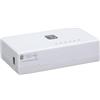 Techly 020492 Switch Hub 10/100 Mbps Fast Ethernet 5 Porte Bianco