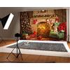 YongFoto 3x2m Vinile Sfondo Fotografico Albero di Natale Interno del tappeto Fondale Foto Festa Bambini Boby Nozze Adulto Partito Studio Fotografico Puntelli
