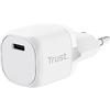 Trust Maxo Caricatore USB C Rapido 20W PD, Alimentatore Senza Cavo, Porta USB di Tipo C, Caricabatterie iPhone 14/14 Pro Max, iPad, Samsung Galaxy S23 S22 S21, Xiaomi, Oppo, Tablet - Bianco