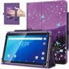 TiMOVO Custodia Universale per Tablet Android 10,1 con Anello per Penna | Farfalla & Cielo Stellato, Tutti i Tablet Touchscreen da 9,6-11 Pollici, Cover Leggera e Pieghevole in Piedi, Cinghia a Mano