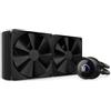NZXT Kraken 240 - RL-KN240-B1 - Raffreddamento a liquido CPU AIO 240 mm - Display LCD quadrato da 1,54 personalizzabile - 2 ventole F120P - Nero