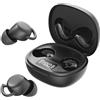 VBESTLIFE Auricolari Wireless, Auricolari Bluetooth 5.4, Cuffie con Audio Stereo Nell'orecchio, 25 Ore di Riproduzione, Custodia di Ricarica Wireless, per Giochi Sportivi in esecuzione (BLACK)