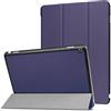 SATURCASE mediapad m3 Lite 10.0 custodia, Saturcase PU custodia pieghevole con supporto tablet protettivo copertura per Huawei MediaPad m3 Lite 10.0 Dark Blue