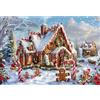 YongFoto 3x2m Casa di marzapane Fondali fotografici Pan di zenzero Canna di caramella Paese delle Meraviglie Dolce Di Natale Sfondo Ragazzo Ragazza Festival Festa a tema inverno Foto Sparare