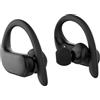 Meliconi Mysound Meliconi True Fit, auricolari True Wireless con tecnologia Bluetooth 5.0 studiati per il fitness, Nero