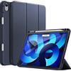 JETech Custodia per iPad Air 11 M4/M3/M2 & Air 5/4, Marino Intenso | Cover per iPad Air 11 (2026-2024) & 10,9 (2022/2020), Protezione TPU Morbida, Porta Pencil, Supporto Tri-Pieghevole