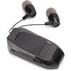 Bewinner Auricolare Bluetooth Stereo Retrattile, Auricolare Stereo con Cancellazione del Rumore, Auricolare Wireless Nell'orecchio per Camionista Sportivo (Doppio orecchio)